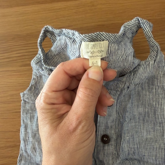 The Simple Folk linen romper - Picture 2 of 2